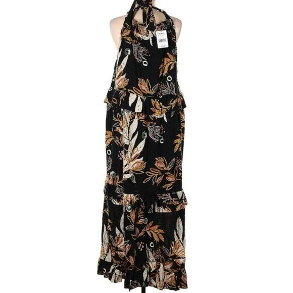 Free People Anita Printed Tropical Floral Dress - Picture 3 of 10